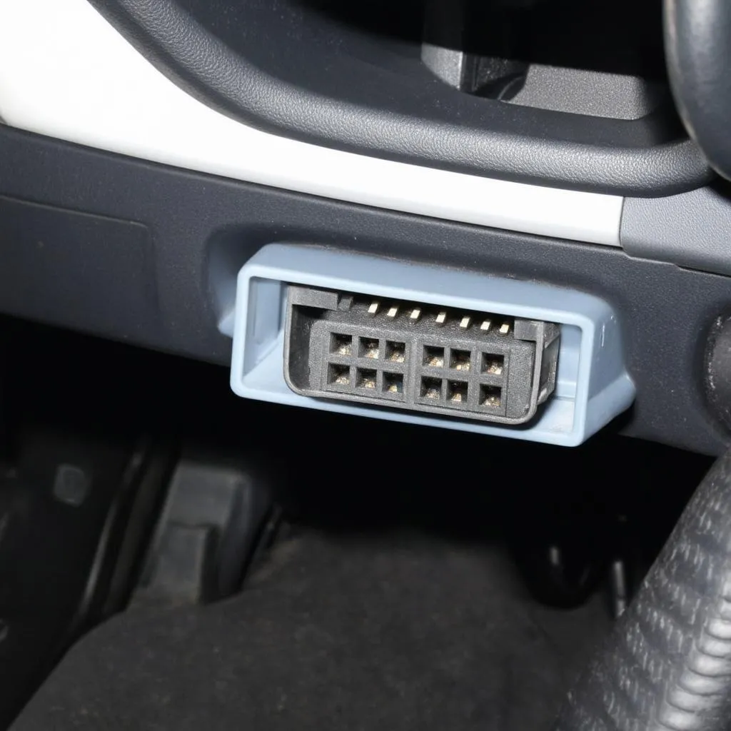 2000 mercedes sprinter OBD2 connector location